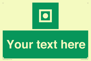 Custom sign safe condition Shipboard general alarm